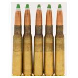 (5) .50 Cal BMG (12.7x99MM NATO) Raufoss Mk.211