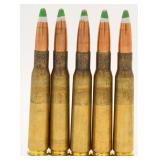 (5) .50 Cal BMG (12.7x99MM NATO) Raufoss Mk.211