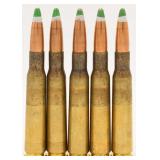 (5) .50 Cal BMG (12.7x99MM NATO) Raufoss Mk.211