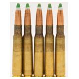 (5) .50 Cal BMG (12.7x99MM NATO) Raufoss Mk.211