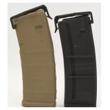 (2) 5.56x45 Polymer Magazines w/cover- one is
