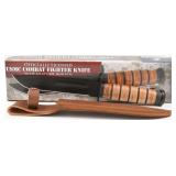 USMC Combat Fighter Knife and Sheath