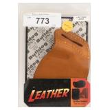 Bulldog Cases Left Hand Tan Molded Leather Belt