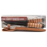 USMC Combat Fighter Knife and Sheath