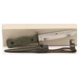 Vtg Bw Rostfrei Od Green Fixed Blade Combat Knife