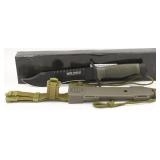 Tactical 12" Survival Bowie Knife with sheath