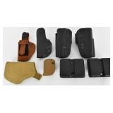 Lot of 8 Various Holsters & Magazine Holsters