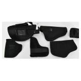 Lot of 5 Various Nylon Holsters