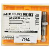 Lee Deluxe Die Set For .22/250 Remington