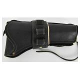 Unmarked Black Leather Right Handed Holster