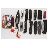 Lot of pocket Knives Various Styles and MFG