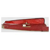 Lot of 3 Red Soft Padded Scoped Rifle Cases