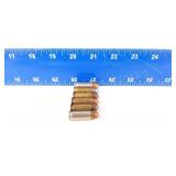 LOT OF 6 - 38 A.C.P. CARTRIDGES