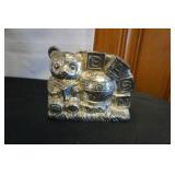 Silver Plate Baby Piggy Bank
