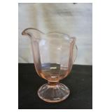 Vtg Pink Depression Glass Creamer