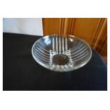 Vtg Glass Bowl Federal Glass Park Ave Clear