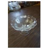 Heisey Crystal Plantation Bon Bon Dish