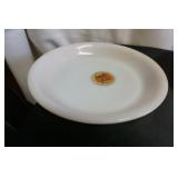 Vtg Fire King Peach Lustre Pie Dish