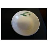 Vtg Homer Laughlin Green Field Pattern Bowl