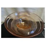 Anchor Hocking Pink Depression Glass Mixing Bowl