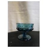 Indiana Glass Kings Crown Thumprint Sherbet Dish