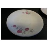 Vtg Saucer w Pink Rose Pattern