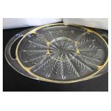Lg 2 Handled Divided Serving Platter