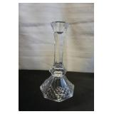 Vtg Crystal Candle Holder