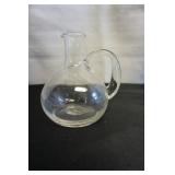 Vtg Clear Glass Decanter