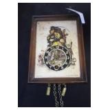 Vtg Hummel German Pendulette Mini Wall Clock