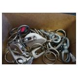 Collection of Pullies, Snaps, Hardware
