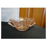 Vtg Hazel Atlas Florentine Pink Cream Soup Bowl