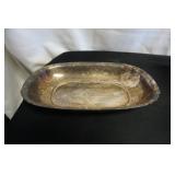 Vtg Silver Plated Catchall Tray