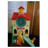 Vtg Sesame Street Clock