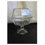 Footed Candy Dish w/lid