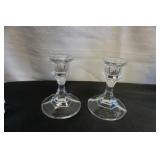 Pair of 4in Princess House Candle Holders