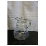 Anchor Hocking Sandwich Crystal Juice Pitcher