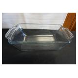 Vtg Anchor Hocking 5x9 in Glass Loaf Pan