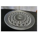 Vtg Indiana Glass Royal Brighton Serving Platter