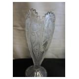 Vtg 1911 JB Higbee Paneled Thistle Tall Oval Vase