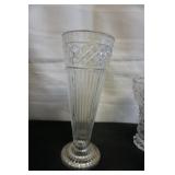 Vtg 5th Ave Crystal Glass Vase