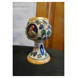 Copa Bavara Ceramica Gerz Vtg German Wine Goblet