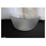 Vtg Pasari Indosesia Crystal Clear Serving Bowl