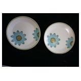 2 Mid Century Noritake Progression Dinner Plates