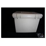 Beige Plastic Storage File Box