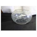 Etched Glass Globe