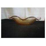 Vtg Jeanette Iris & Herringbone Marigold Bowl
