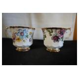 2 Vtg Regency Bone China Teacup Made in England