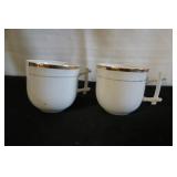 2 Vtg Sonoma by Signature White Porcelain Cup