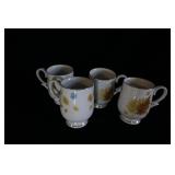4 Royalton China Coffee Cups